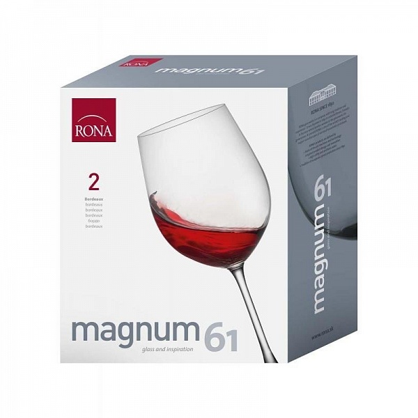 Набор бокалов для вина 610 мл Rona Magnum 2 шт