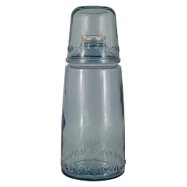 Бутылка для воды 1 л со стаканом 0,22 л San Miguel Natural Water голубой