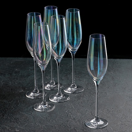 Набор бокалов для шампанского 210 мл Rona Celebration 6 шт
