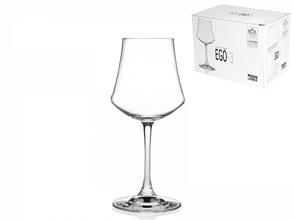 Набор бокалов для вина 320 мл RCR Ego 6 шт