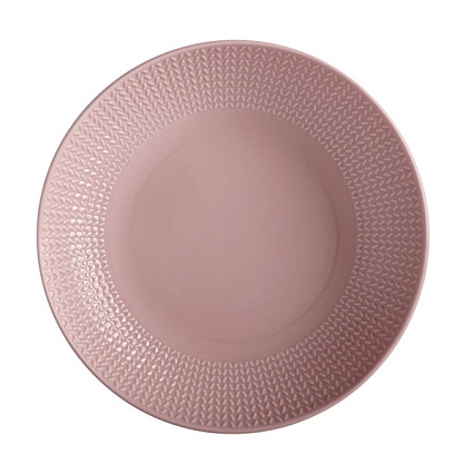 Тарелка суповая 21,5 см Casa Domani Corallo розовый