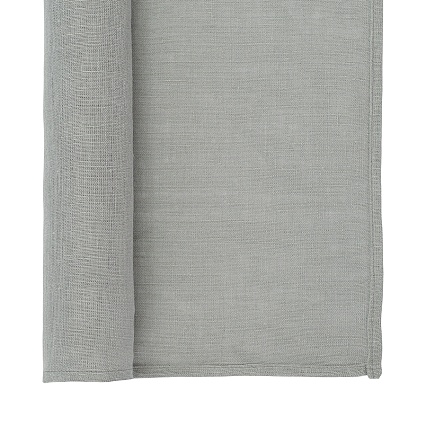 Салфетка сервировочная из стираного льна 45 х 45 см Tkano Essential серый
