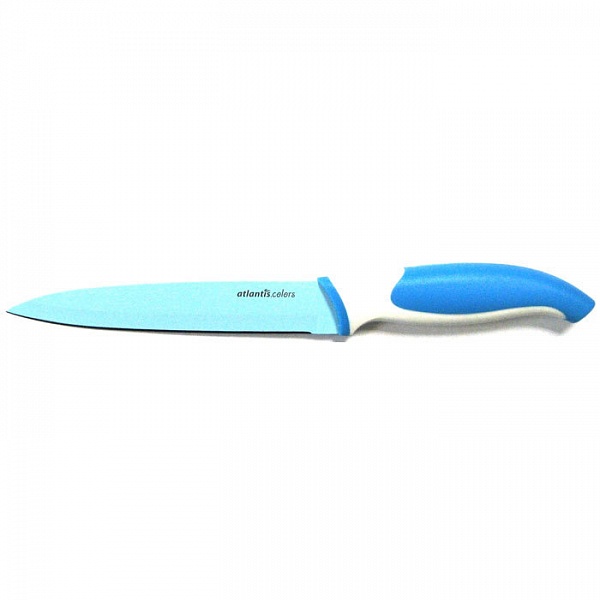 Нож кухонный 13 см Atlantis голубой