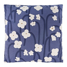Подушка декоративная 45 х 45 см Tkano Scandinavian Touch Полярный цветок тёмно-фиолетовый