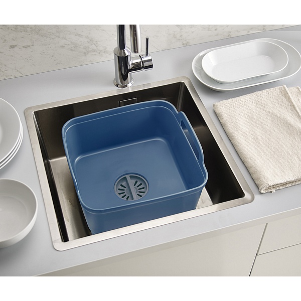 Контейнер для мытья посуды Joseph Joseph Wash&Drain Sky синий
