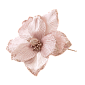 Декоративная магнолия с глиттером Азалия светло-розовый 