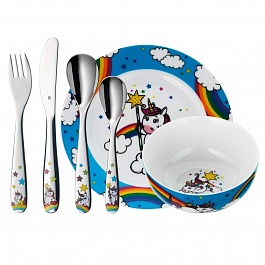 Набор посуды детский WMF Unicorn 6 предметов