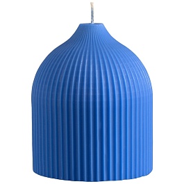 Свеча декоративная 10,5 см Tkano Edge ярко-синий