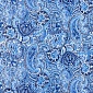 Платок шейный 70 х 70 см Bradex Орнамент голубой