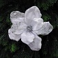 Цветок на клипсе 23 см House of Seasons Магнолия белый 