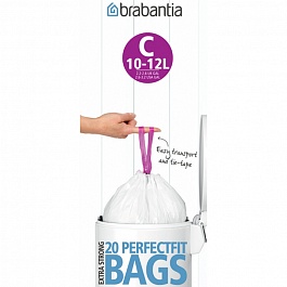 Мешки для мусора 10-12 л Brabantia PerfectFit 20 шт