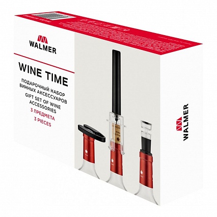 Набор для вина подарочный Walmer Wine Time 3 предмета