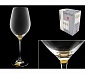 Набор бокалов для вина 360 мл Rona Celebration золотая капля на дне 6 шт