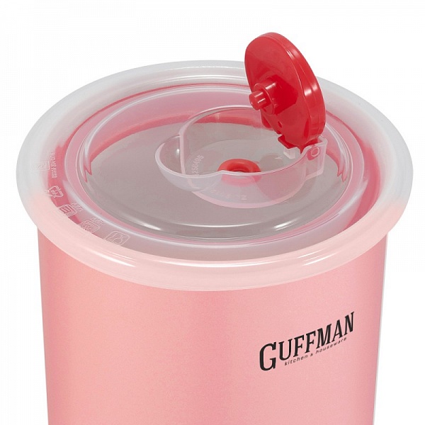 Банка с крышкой 1 л Guffman Ceramics розовый