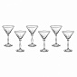 Набор бокалов для мартини 285 мл Bohemia Crystal Анжела 6 шт платина