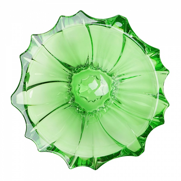 Фруктовница 33 см Aurum Crystal Plantica Green