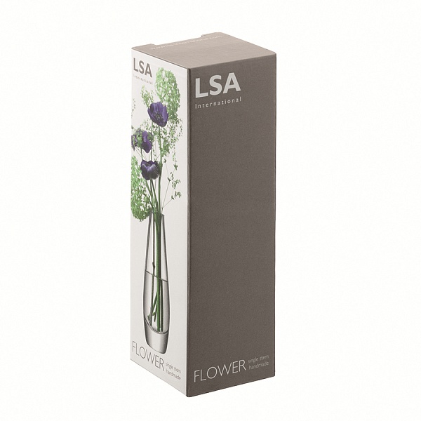 Ваза узкая 17 см LSA International Flower